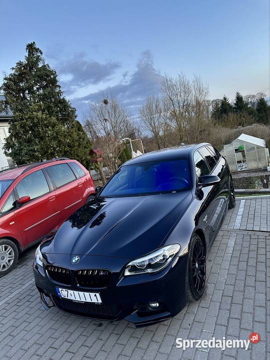 BMW 520d f11 LCI M pakiet f10 carbonschwarz Nakło nad Notecią