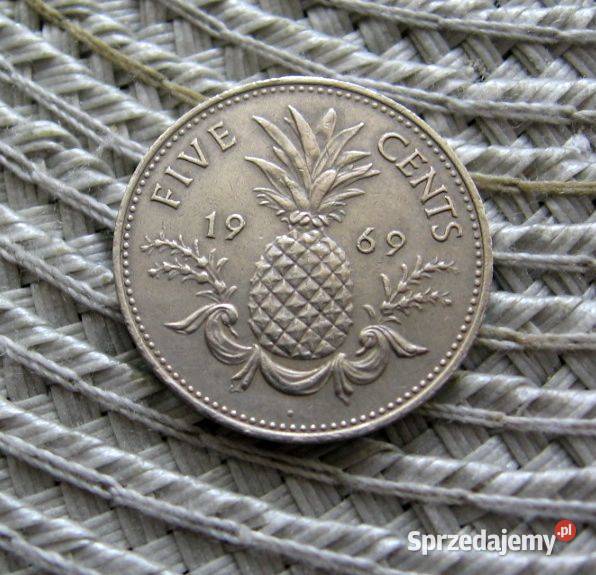 Bahama 5 Cent 1969r Kalisz