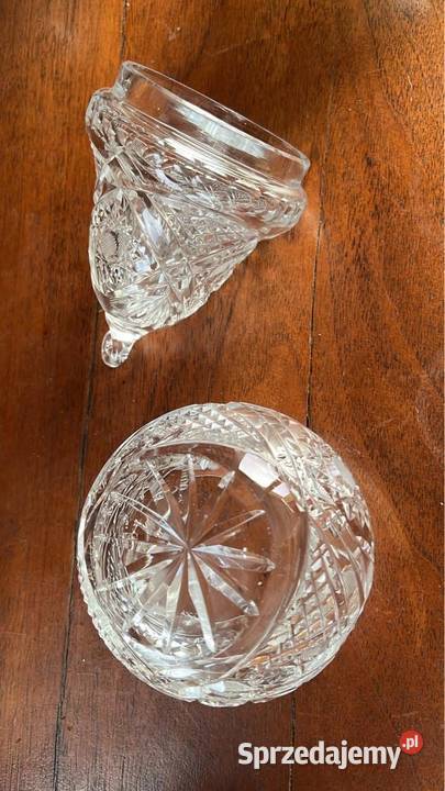 Puzderko kryształ Gruszka przezroczysta Czasy Gdańsk