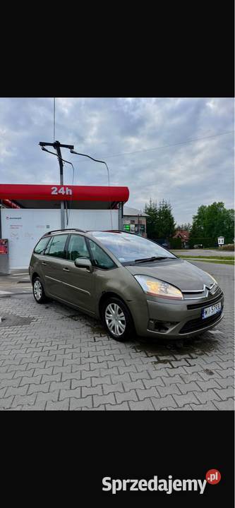 Citroen C4 Grand Picasso 7 osób automat 2010 czujnik martwego pola Warszawa