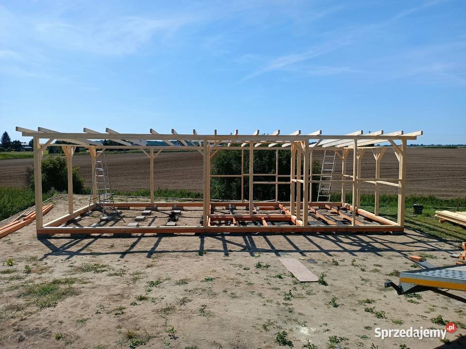 Domek letniskowy altana Tiny House konstrukcja Lubawa