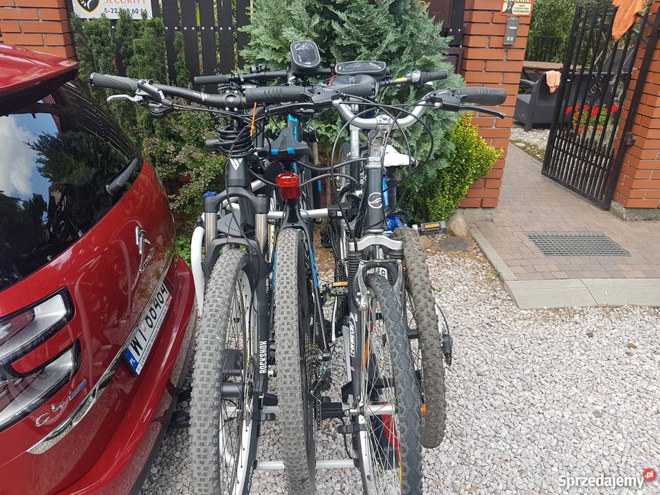 Do Sklepu Przywieziono 3 Jednakowe Rowery BAGAŻNIK ROWEROWY na hak na 3-4 rowery, wypożyczę, wynajmę Warszawa