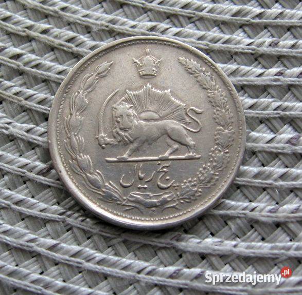 Iran 5 Rialów 1958r Kalisz