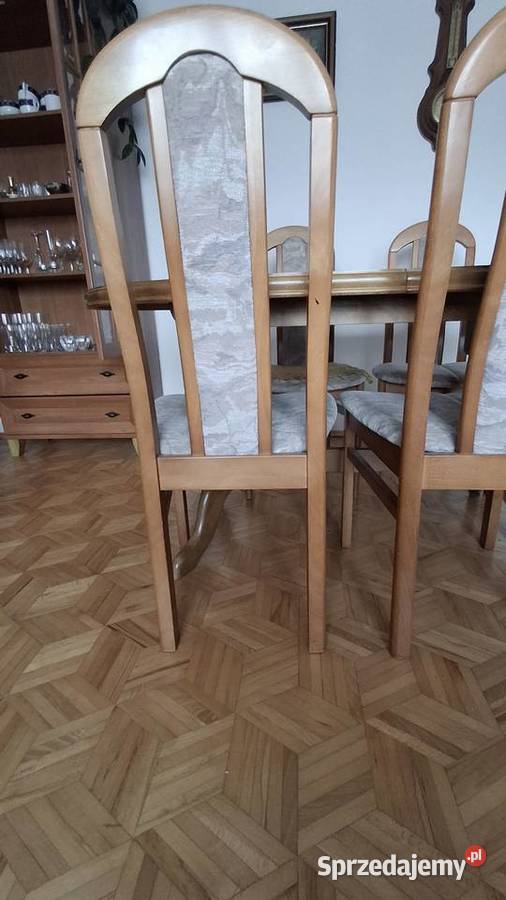 Stół do jaalni 4 krzesła tapicerowane warmińsko-mazurskie Olsztyn