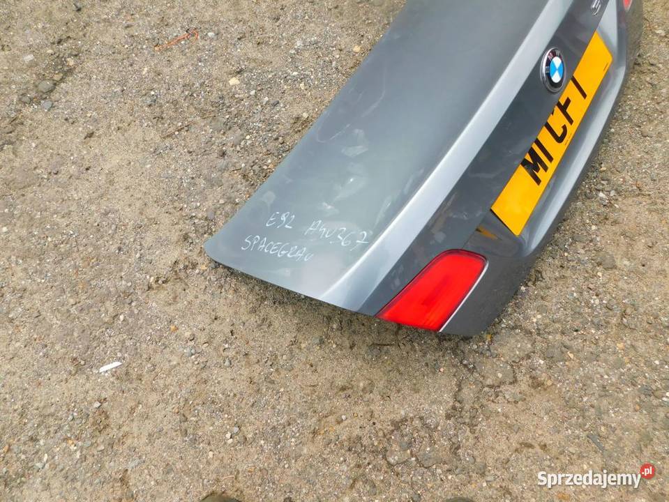 BMW E 92 coupe klapa kolor spacegrau A40367 osobowe śląskie Żory