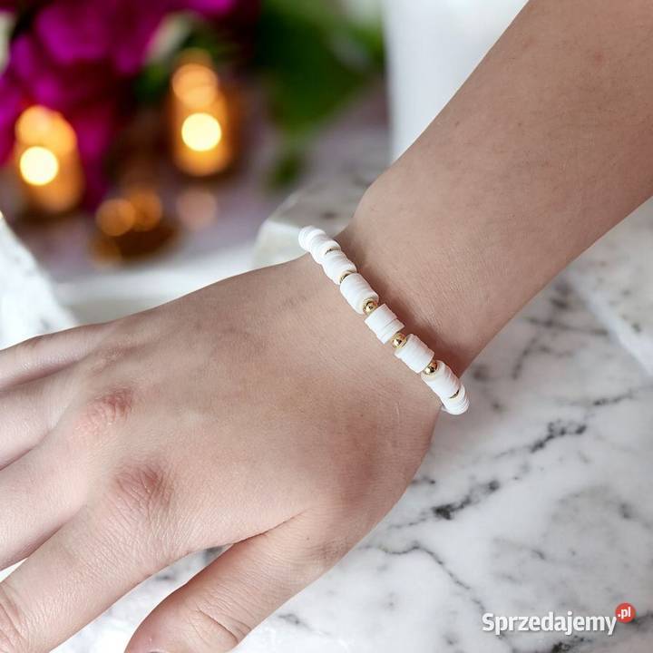 Ręcznie robiona bransoletka z polimerowych Bransoletki Sanok sprzedam