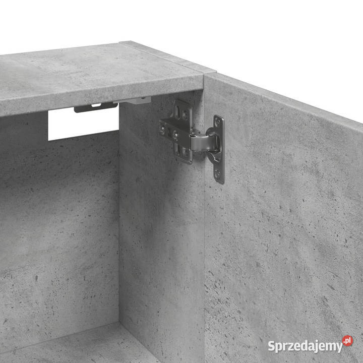 Wisząca szafka łazienkowa betonowa szarość Warszawa