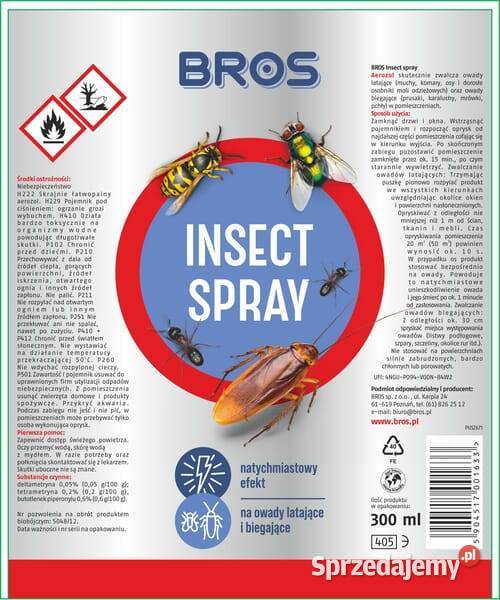 Insect spray 300ml 1594091 małopolskie Kamionna