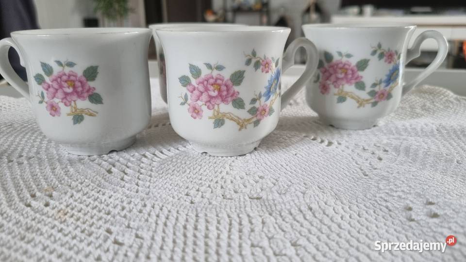 Filiżanki Bohemia Czechosłowacja Ceramika i szkło