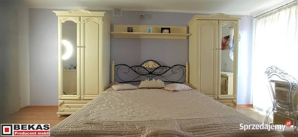 ECRU Szafa 2x Stylowy Komplet Mebli do Sypialni 90cm Chorzów