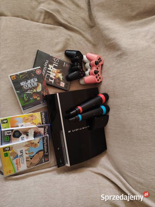 Zestaw Konsola 3 PlayStation 3 akcesoria i gry Konsole i automaty mazowieckie Warszawa sprzedam