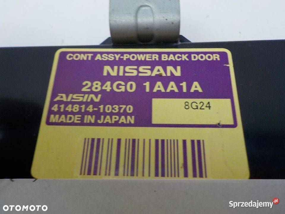MODUŁ STEROWNIK PODNOŚNIKA KLAPY NISSAN MURANO Nowy Tomyśl