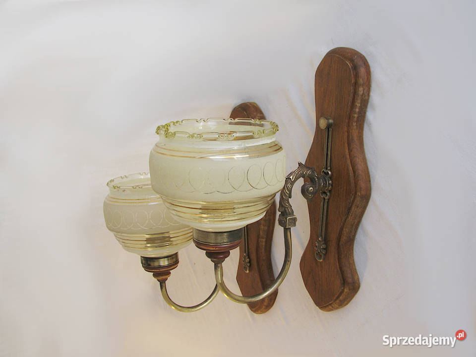 2 kinkiety mosiądz IV Szczecinek