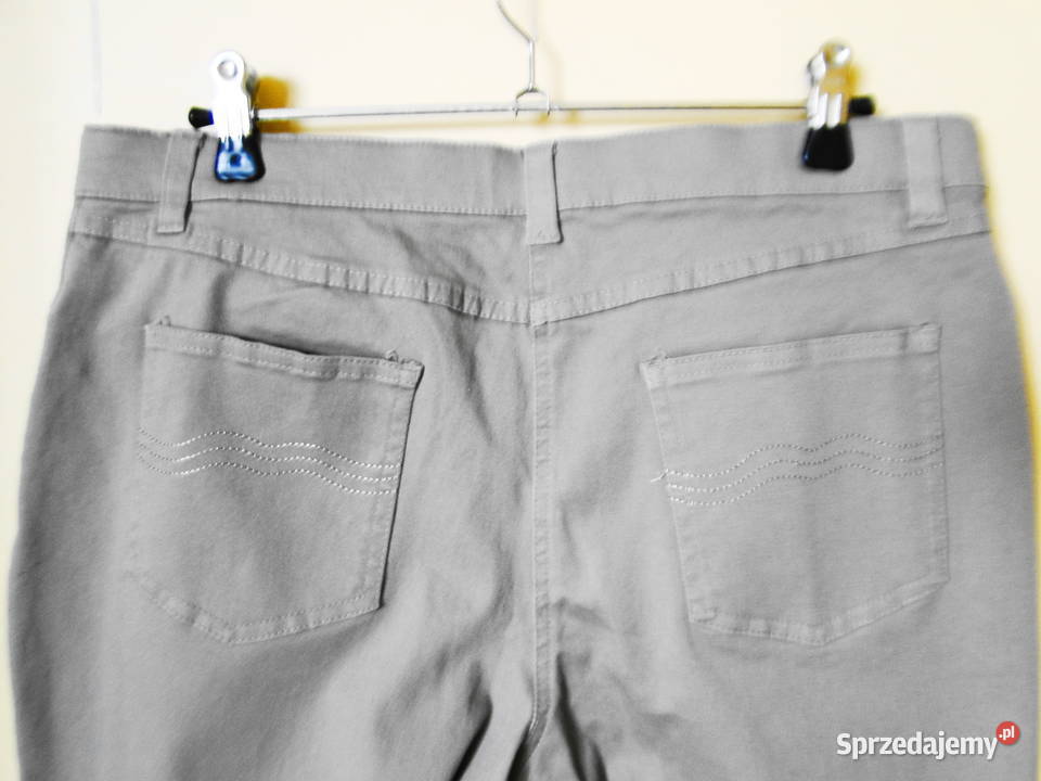 Nowe spodnie z metkami BonPrix beżowe 40 Bez wzoru Warszawa