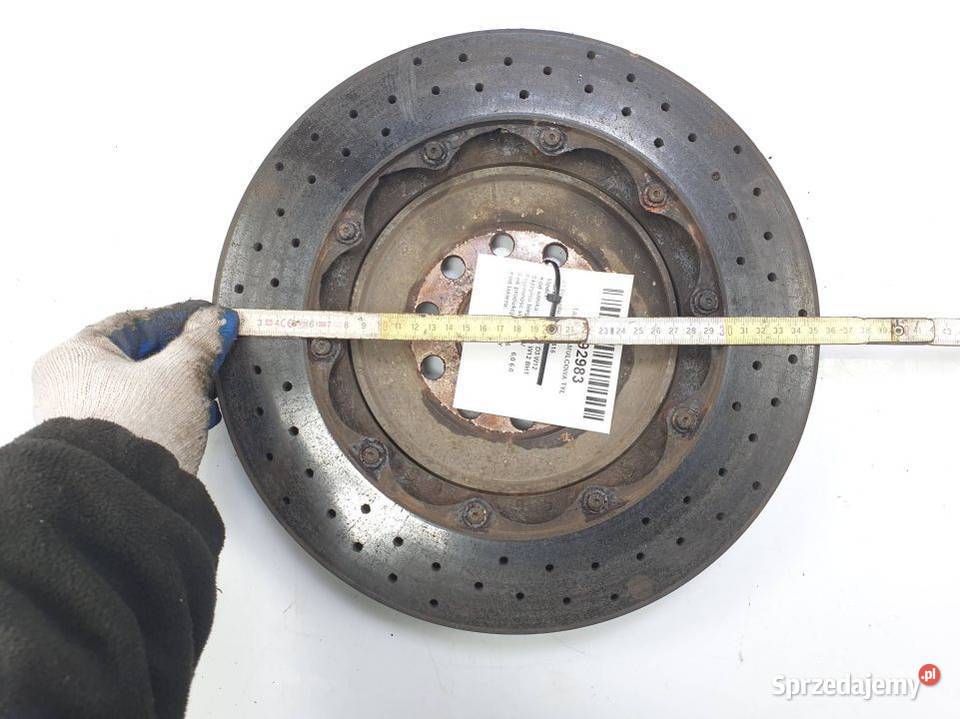 TARCZA HAMULCOWA TYŁ AUDI A8 D3 W12 CERAMICZNA osobowe