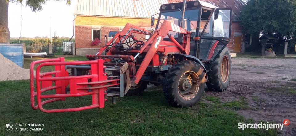 Zetor 7045 ładowacz czołowy chwytak podlaskie Augustów