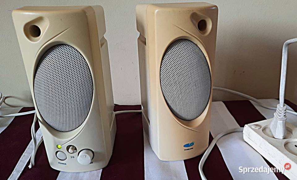 Głośniki do retro komputera Model Tsunami 693 wielkopolskie Ostrów Wielkopolski sprzedam