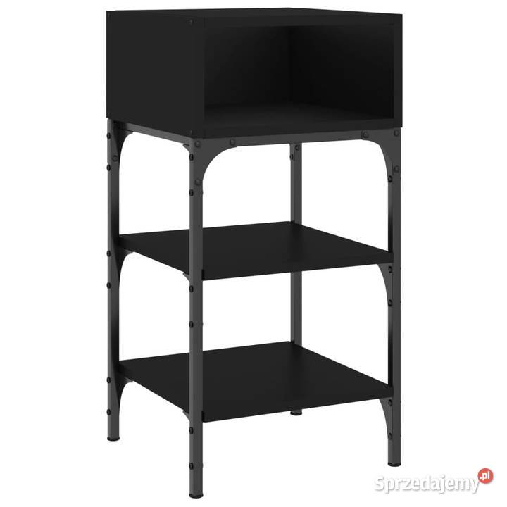 Stoliki nocne 2 czarne 35x345x70 WM825884 mazowieckie
