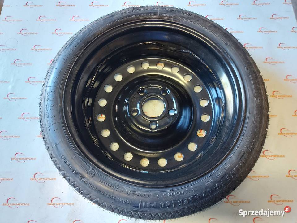 OPEL INSIGNIA A koło dojazdowe 1257017 98M 5x120 Koła dojazdowe Kielce