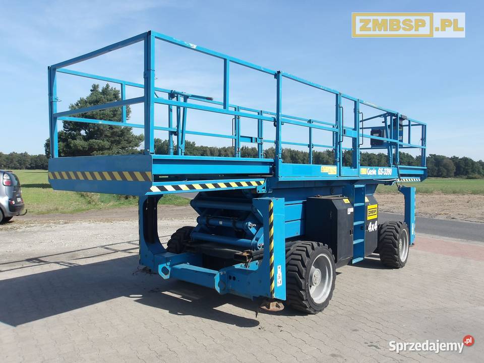 Podnośnik nożycowy spalinowy Genie GS3390 RT 4x4 Pleszew