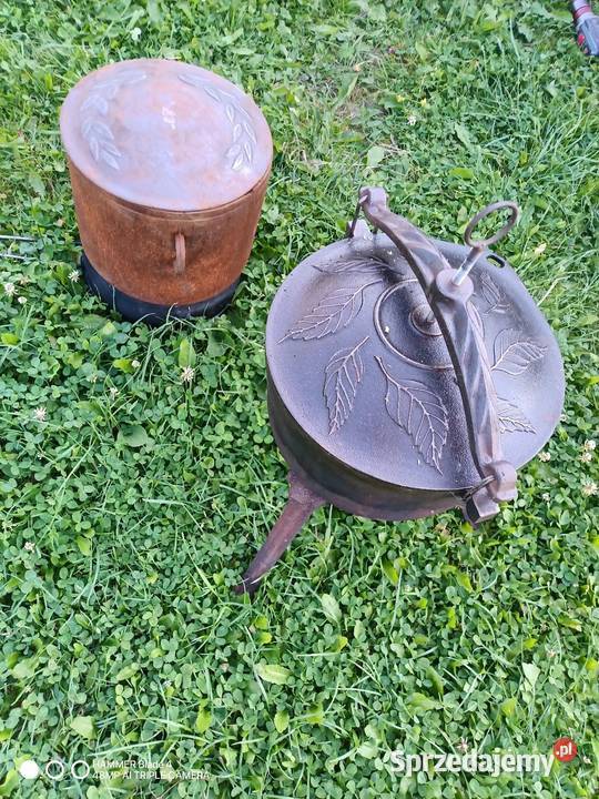 Kociołek żeliwny garnek żeliwny Bobrek