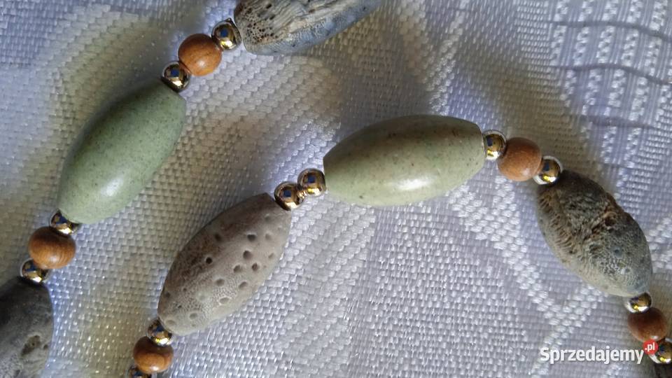 NASZYJNIK Z LAWY WULKANICZNEJ NATURE Piła