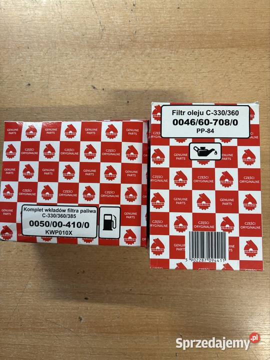 Zestaw filtrów paliwowe i oleju do C330 C360 Filtry Nysa