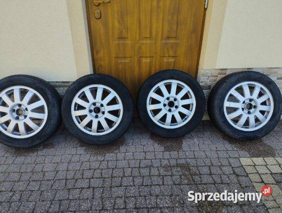 Felgi i opony zimowe Audi A4 b67 6Jx16 H2 ET 40 podkarpackie Baryczka