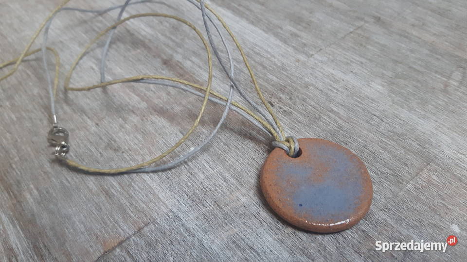 Naszyjnik ceramiczny ręcznie wykonany Biżuteria dla Pań mazowieckie Otwock
