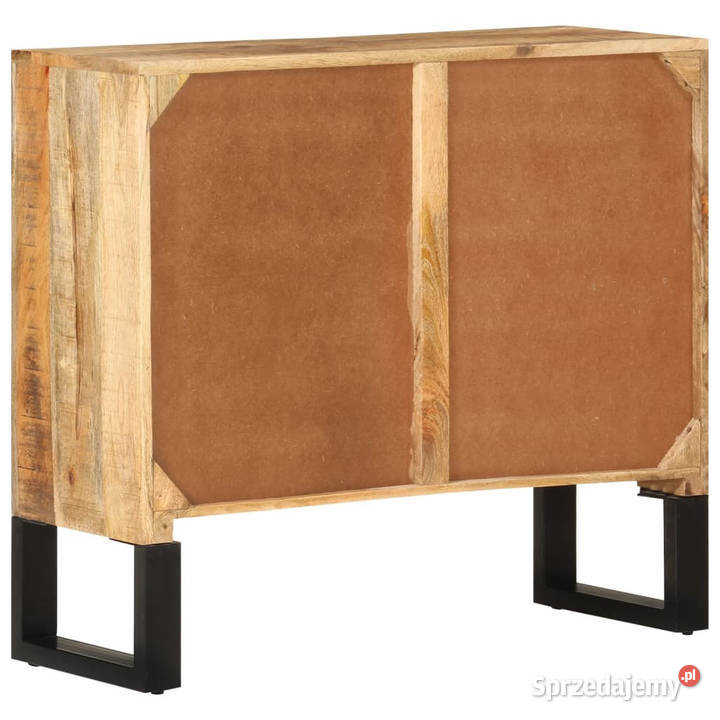 Szafka 80x30x71 lite surowe drewno mango i metal Warszawa