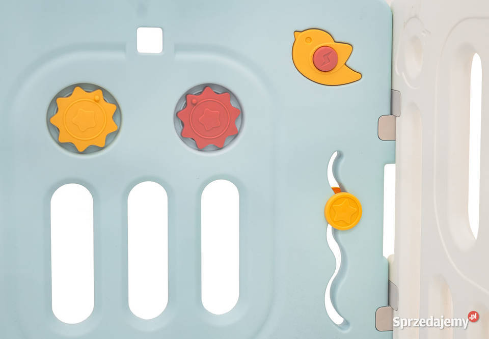 Płotek kojec modułowy Hipcio niebieski 10 paneli Warszawa