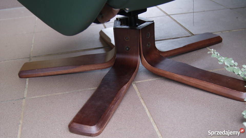 Fotel obrotowy skórzany duński DESIGN Dobroszyce