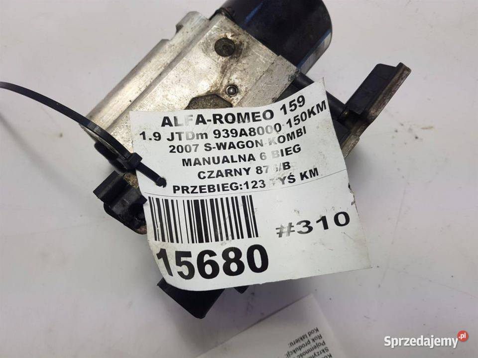 POMPA ABS HAMULCOWA 54084738G ALFA ROMEO 159 Pozostałe kujawsko-pomorskie Lipno