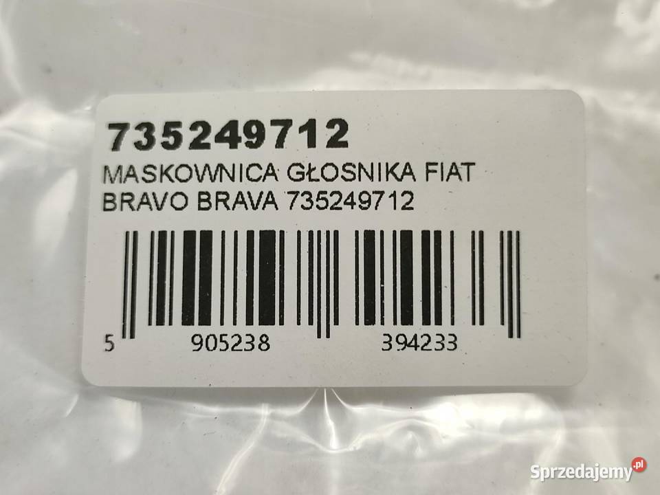 MASKOWNICA GŁOŚNIKA LEWY PRZÓD FIAT MAREA lubelskie sprzedam