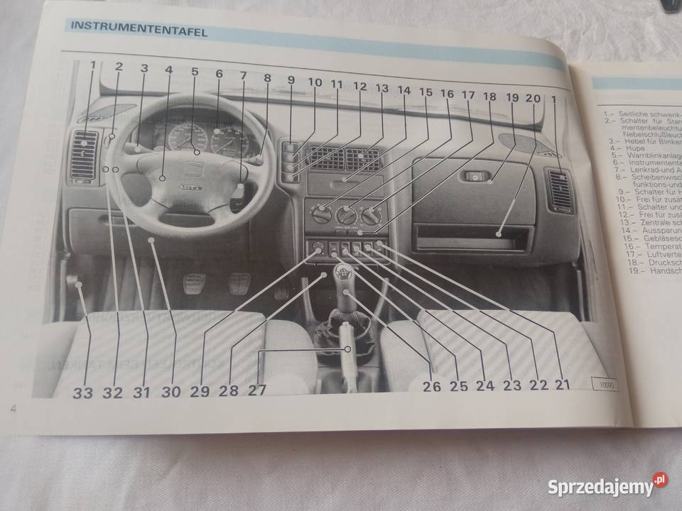 Instrukcja obsługi Seat Ibiza Książki naukowe i popularnonaukowe Książki naukowe i popularnonaukowe Szczecin