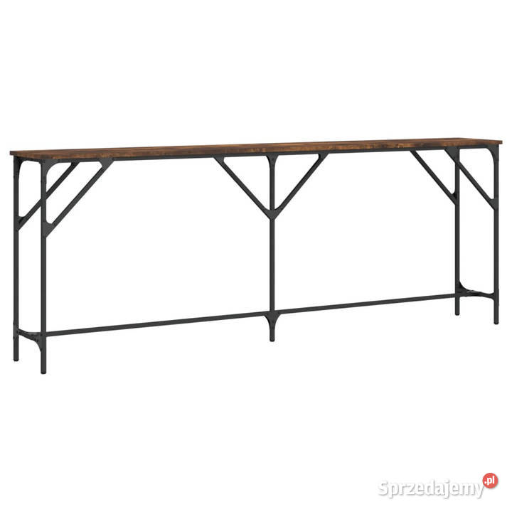 Stolik konsolowy przydymiony dąb 200x29x75 Warszawa
