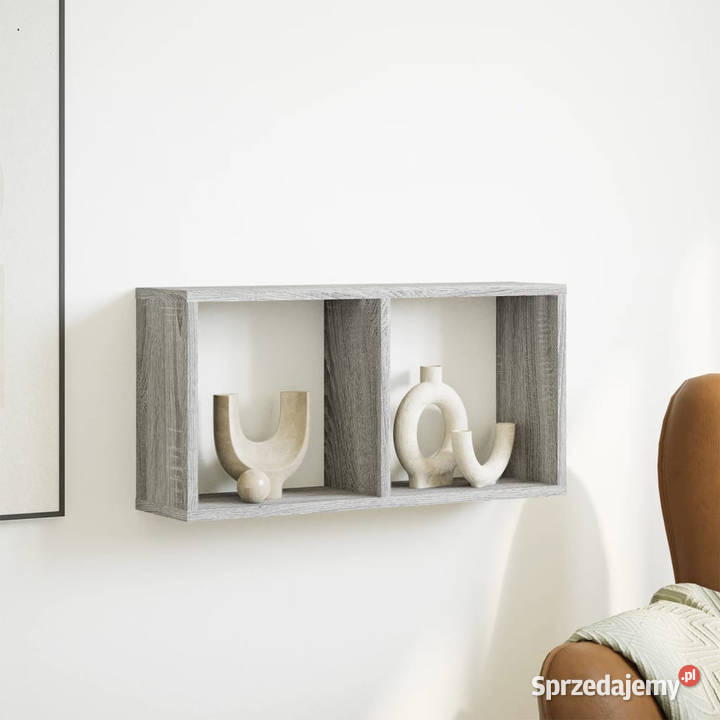 Półka ścienna 60x16x30 szary dąb sonoma WM854882 mazowieckie Warszawa