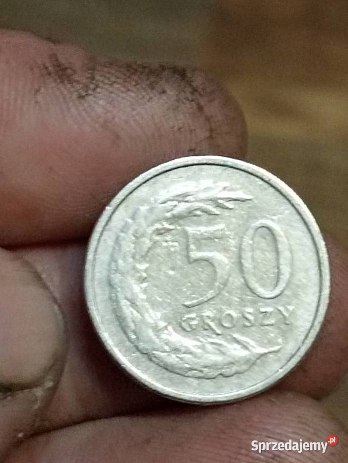 Sprzedam czwarta monete 50 groszy 1991 r