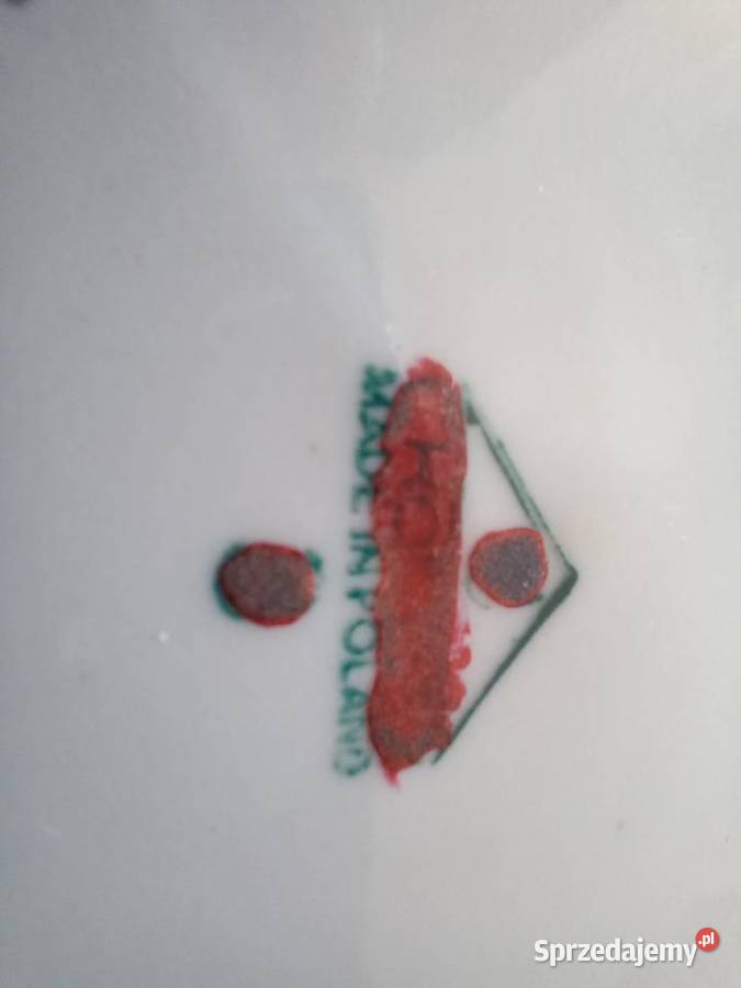 Talerzyk ręcznie malowany Chodzież Z Czachowska mazowieckie Piastów