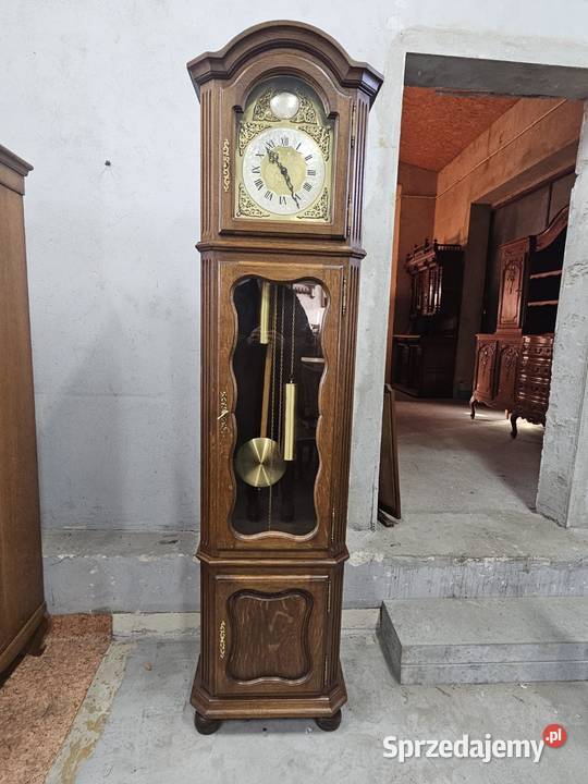 Ładny stylowy zegar stojący z Francji Nowy Sącz