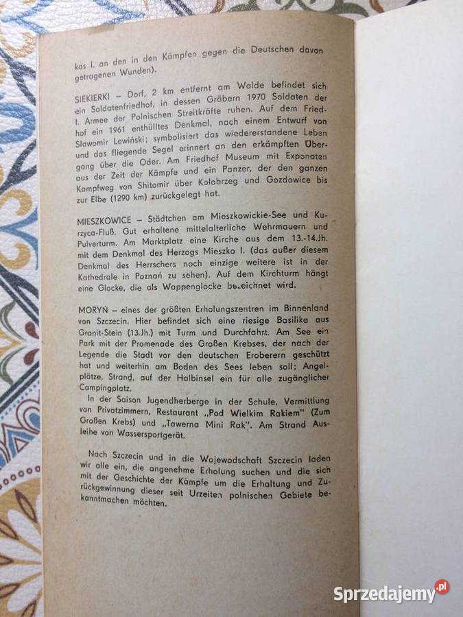 3807 Zapraszamy Do Szczecina I Okolic zachodniopomorskie Szczecin