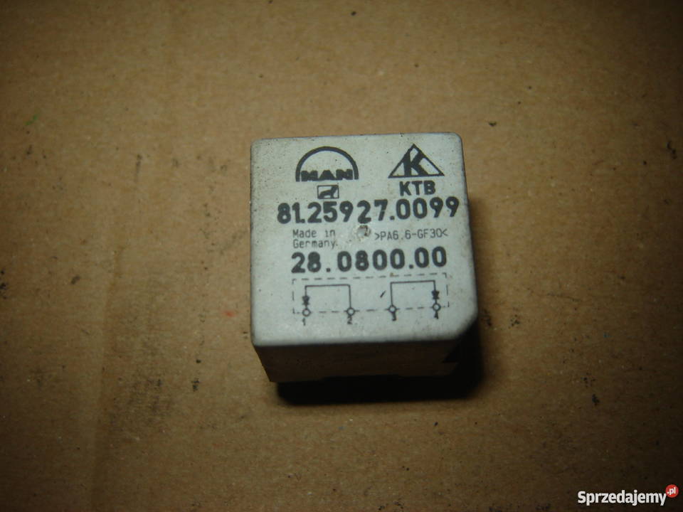 Man F2000 14250 przekaźnik 81259270099 Strzelce Krajeńskie sprzedam