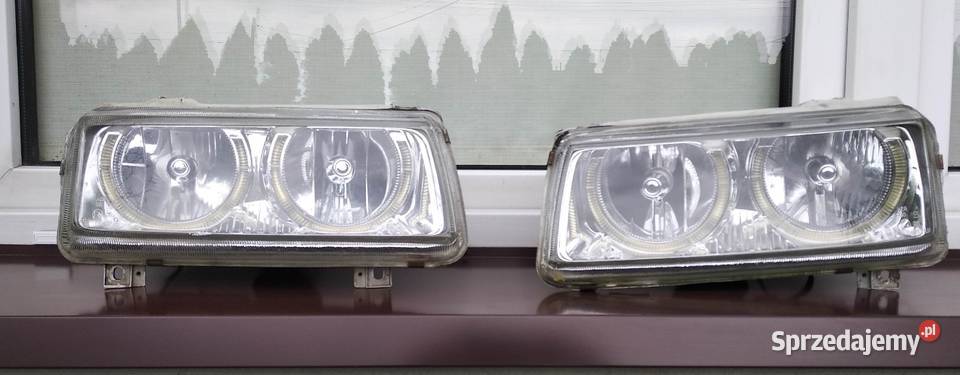 VW Passat B4 lampy przednie prawa lewa komplet osobowe Sieradz