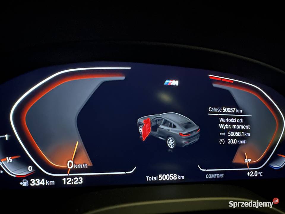 Wyjątkowe BMW X4 M30i z XII 2020 r benzyna Warszawa