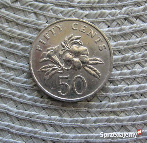 Singapur 50 Cent 1991r Kalisz