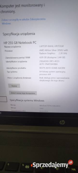 Sprzedam HP255G8 Łomża