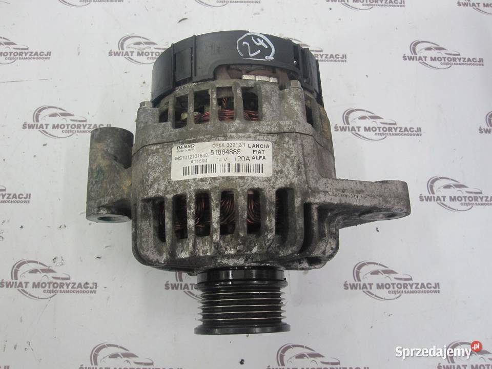 GIULIETTA 20 MJET 13r alternator 51884886 świętokrzyskie sprzedam