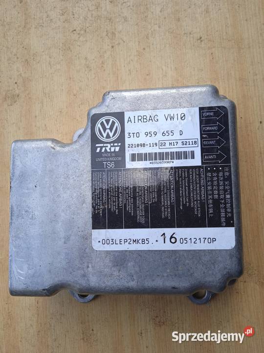 SENSOR AIRBAG 3T0959655D Skoda Superb II Skierniewice