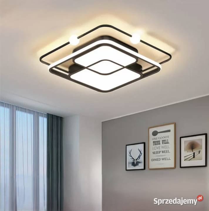 Plafon lampa sufitowa z dwiema kulami Mauryców