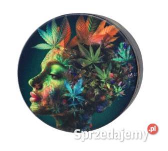 Kolorowy Młynek do Tytoniu Grinder Kobieta z